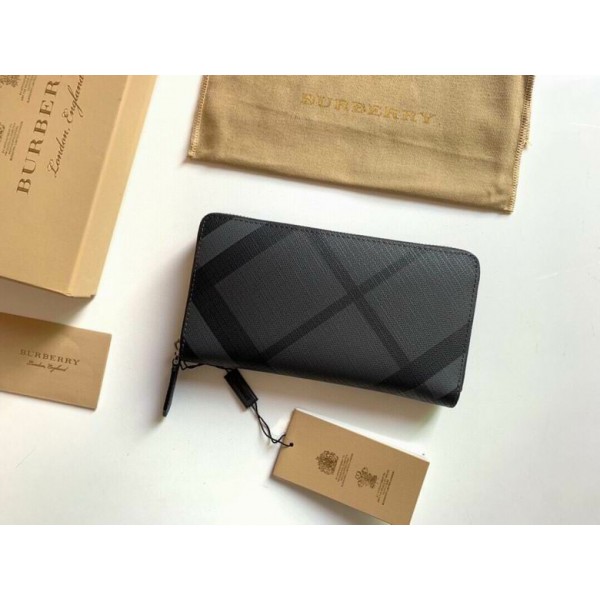 正規品 BURBERRY バーバリー 柄入り 高級レザーウォレット