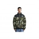 THE NORTH FACE 1996 Eco Nuptse Jacket 1996シリーズ 迷彩ステッチ コントラストカラー 防風 保温 フード付き ダウンジャケット 冬 同型 男女兼用 カーキ色